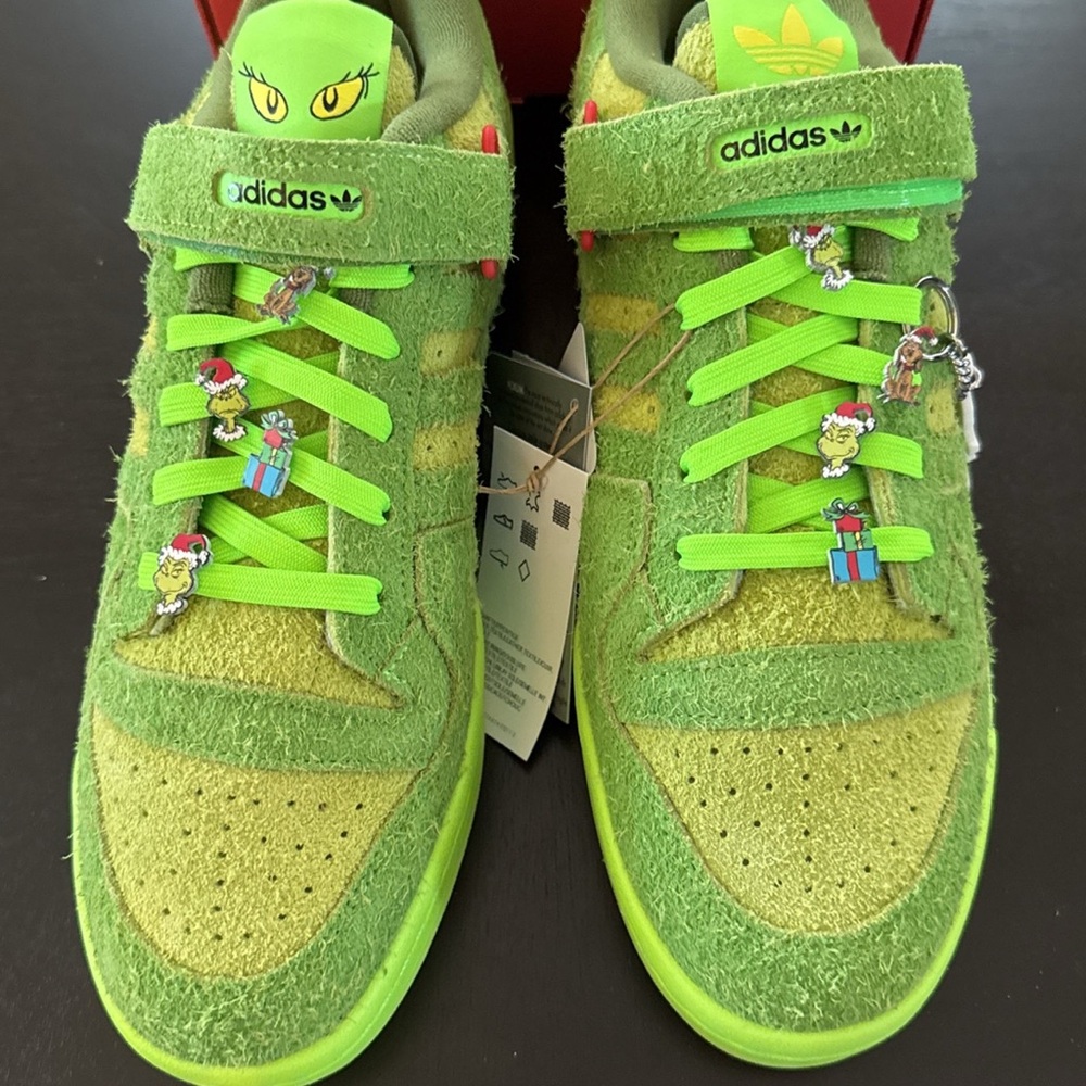 NIB Adidas Dr. Seuss X Forum Low ‘ The Grinch’